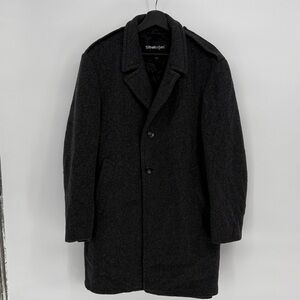 🚜 Stratojac Charcoal wool Military style Coat
